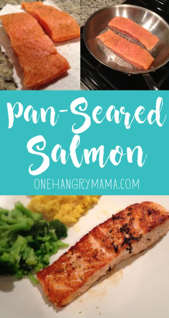 This pan-seared salmon is fool-proof!