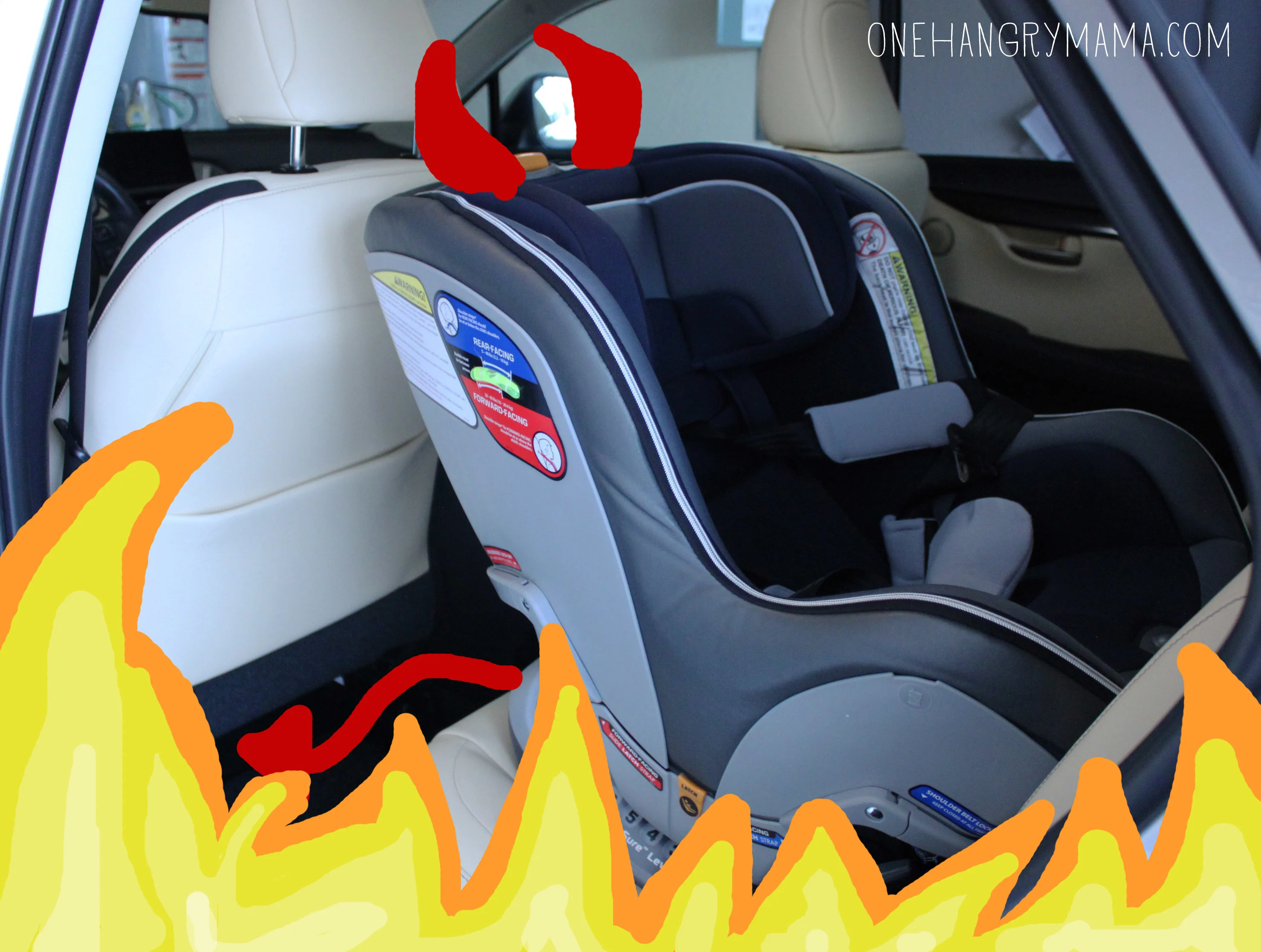 Car Seats are the Devil's Handiwork | One Hangry Mama