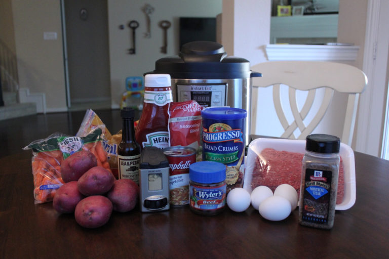 Instant Pot Meatloaf with Potatoes and Carrots {PotinPot} One