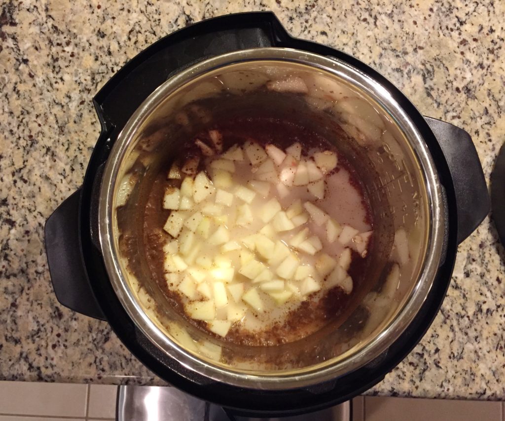 Instant Pot Apple Cinnamon Oatmeal | One Hangry Mama