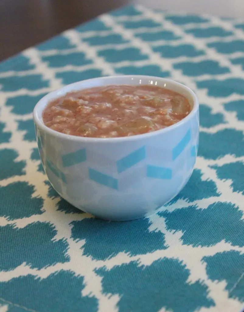 Easy Rice Cooker Oatmeal with Apples and Cinnamon - 31 Daily