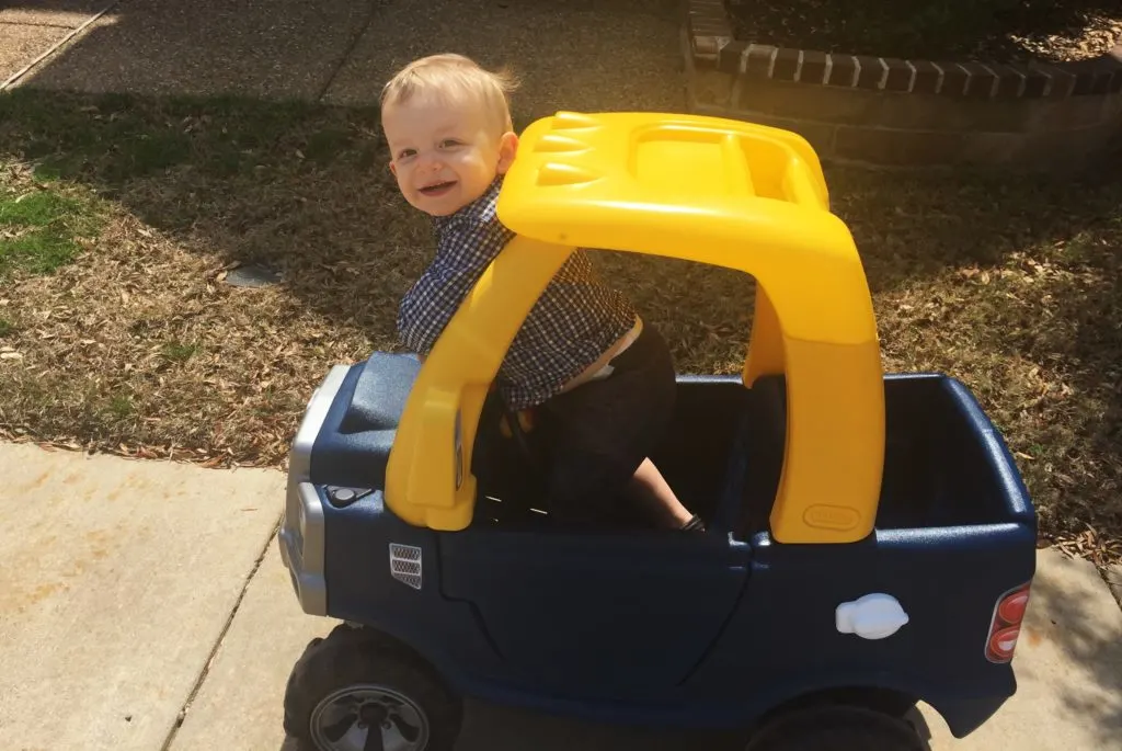 The Little Tikes Cozy Truck is a great gift idea for 12-18 month olds.