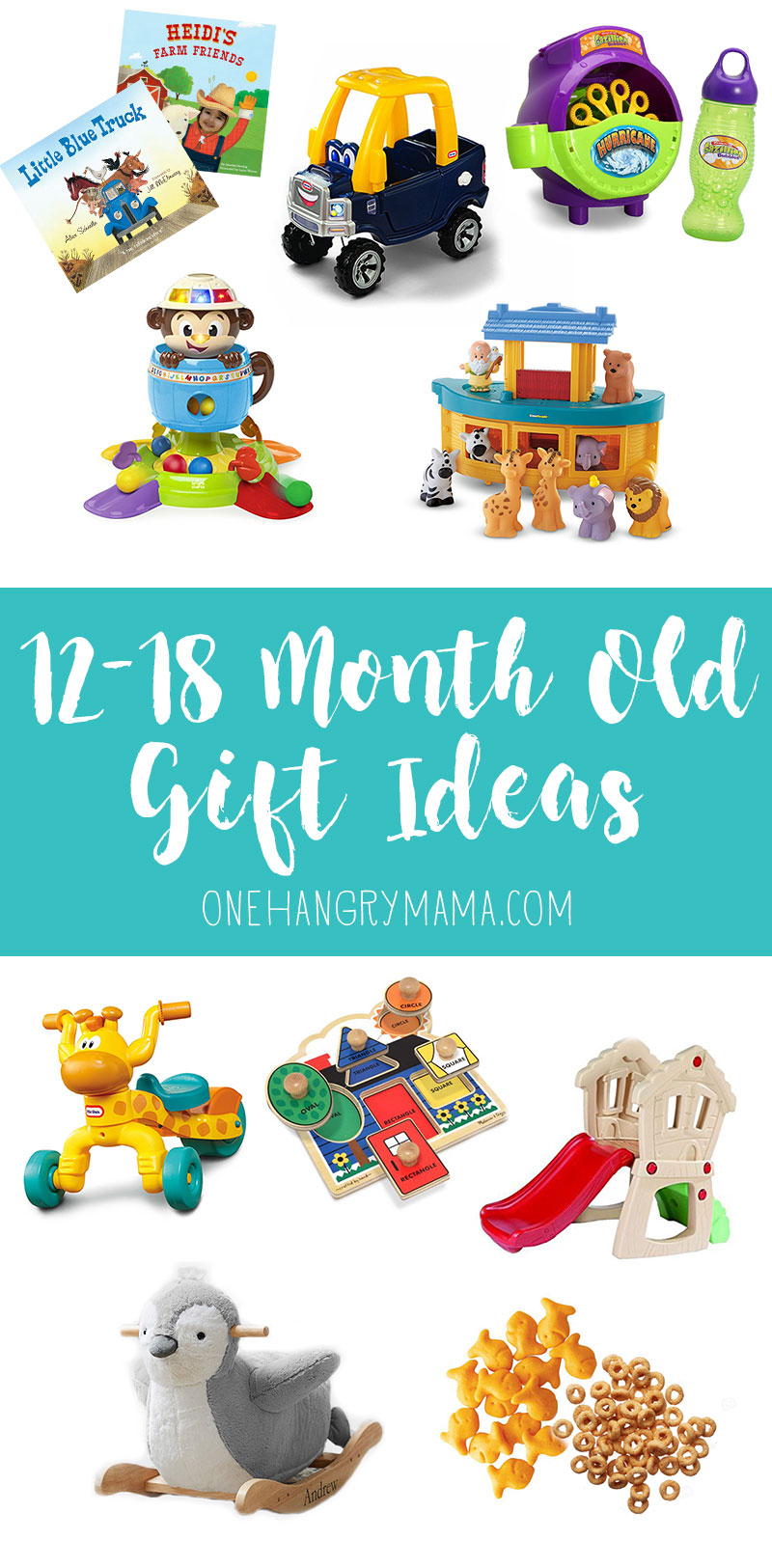 10 awesome gift ideas for 12-18 month old toddlers.