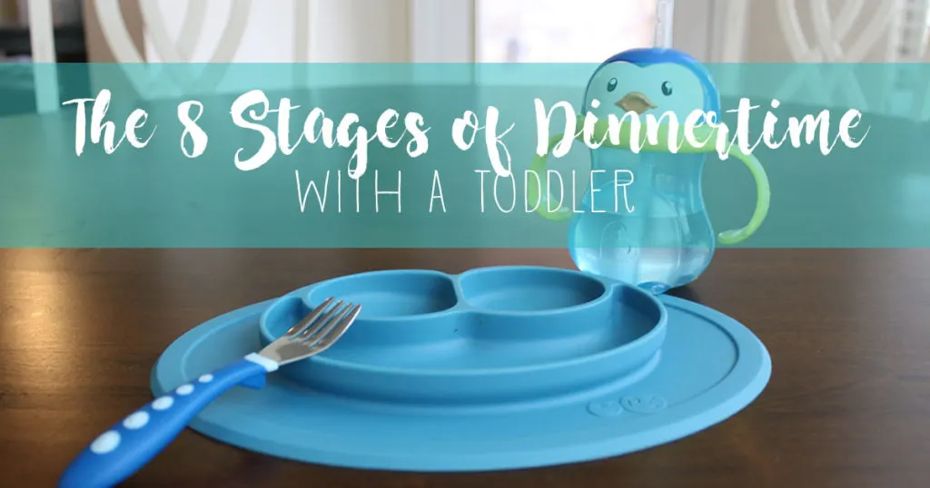 It's hard enough finding a meal your toddler will actually like, finding time to cook said meal, and surviving the day long enough to get it to the table... but actually making it through dinnertime with a toddler is a journey in itself. These are the 8 stages toddlers go through during dinner, every night.