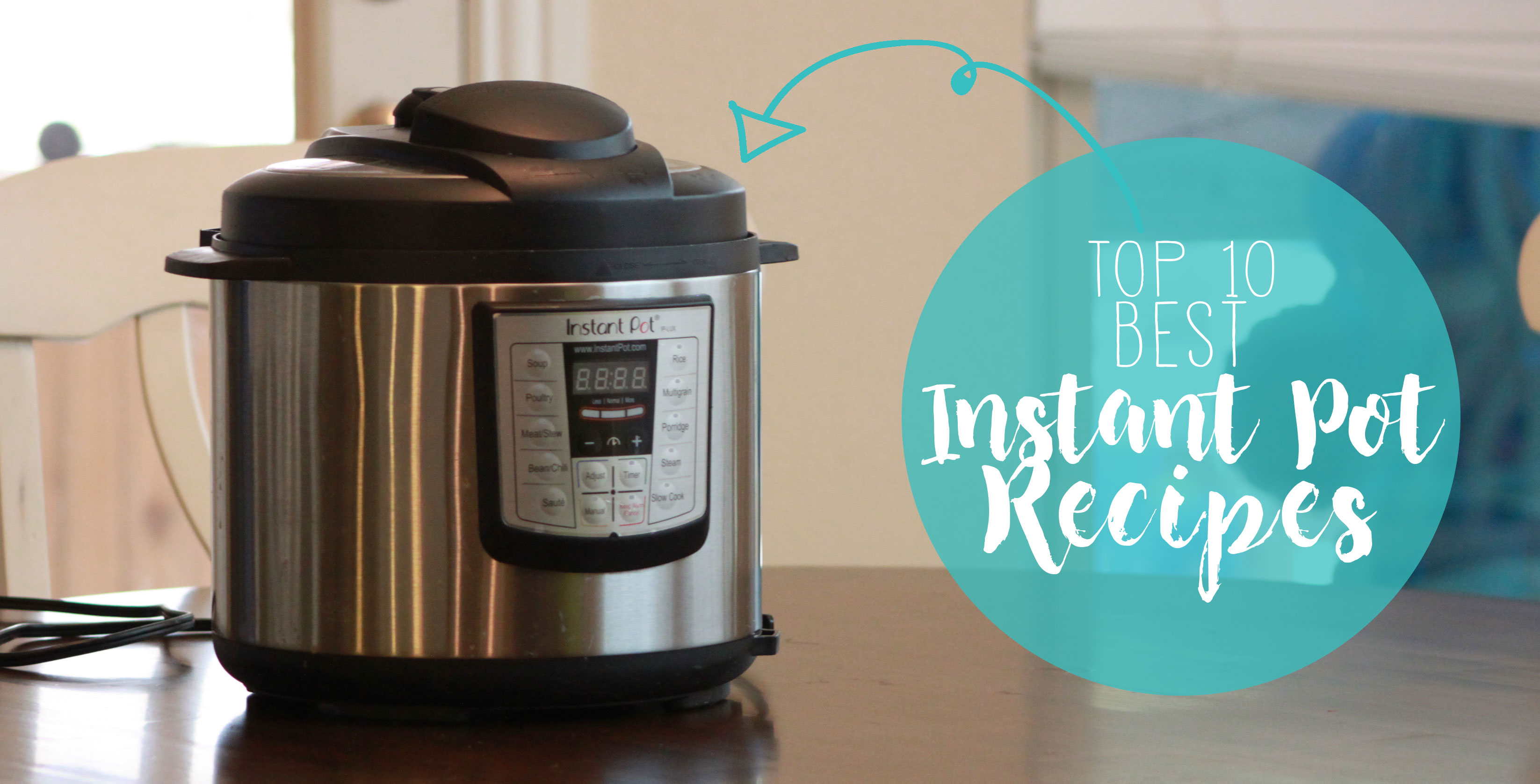 These are the 10 BEST Instant Pot / Pressure Cooker recipes on the internet! Breakfast, dinners & desserts, all in your Instant Pot. Great starter recipes too, if you're a newbie :)