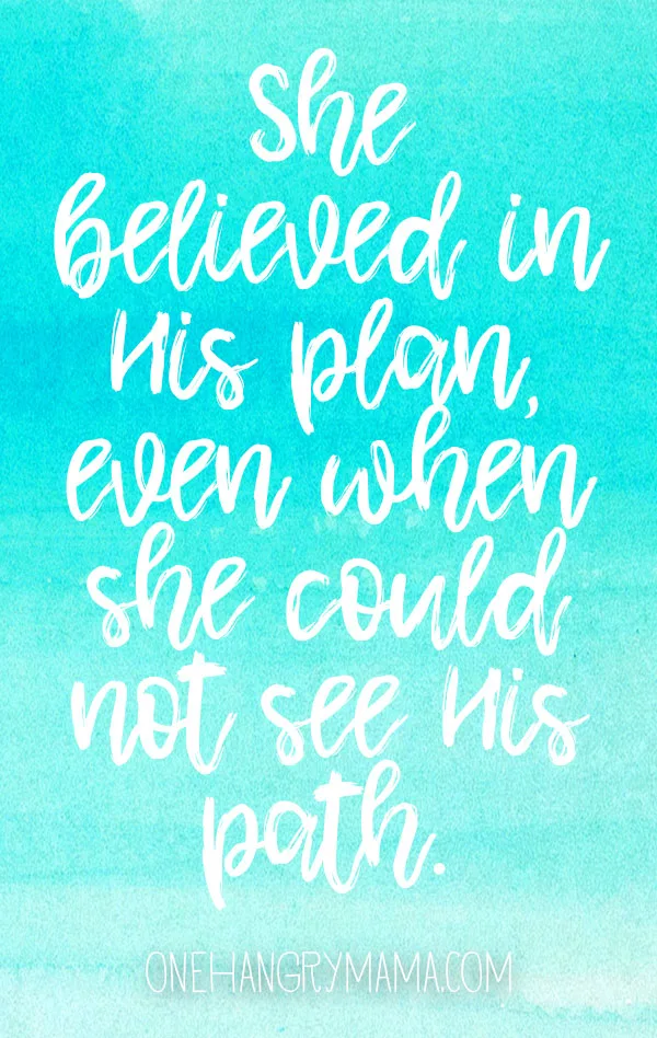 It's hard to trust in God's timing, and to listen to Him when He's telling us what to do. But this story proves why sometimes it's necessary to put all our trust and faith in Him, and let go!