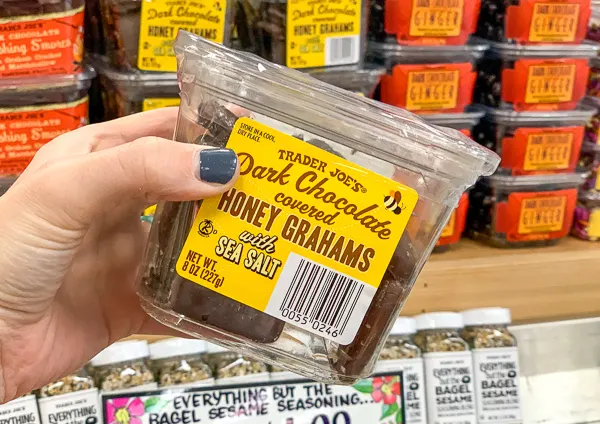 The Best Trader Joe's Items for Toddler Moms: Dark Chocolate Covered Honey Grahams