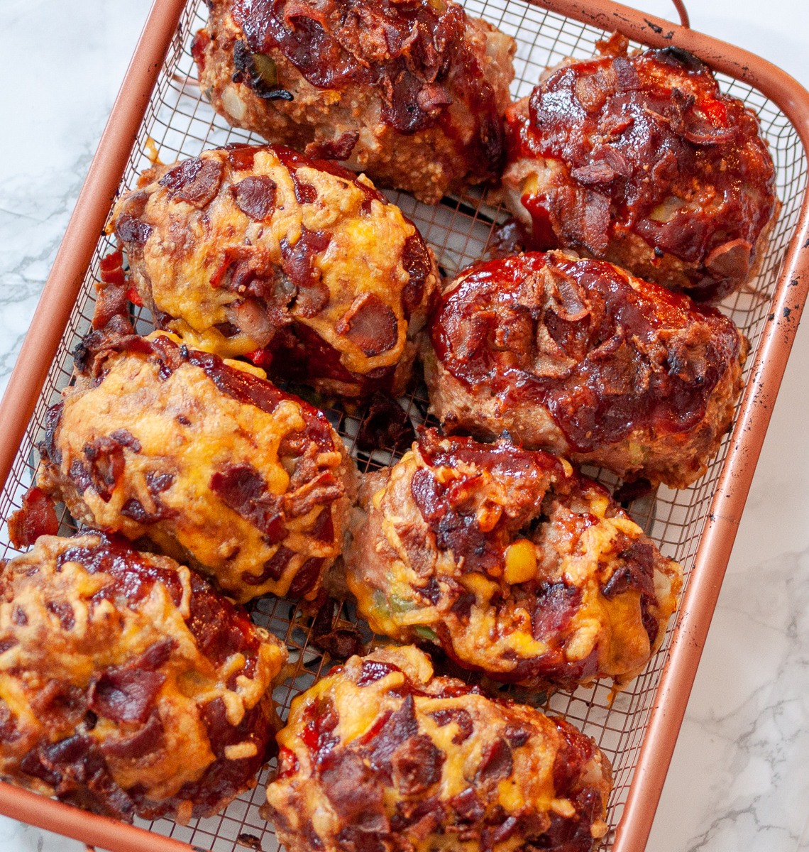 Mini BBQ Bacon Turkey Meatloaf {Dairy-Free & Gluten-Free Options