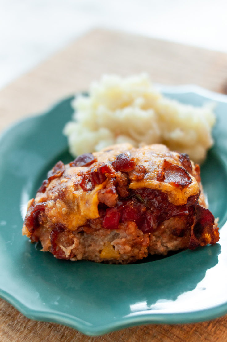 Mini BBQ Bacon Turkey Meat Loaves