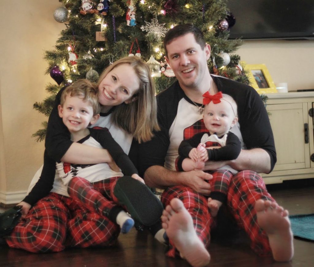 Easy Christmas Traditions for Toddlers - Matching family pajamas