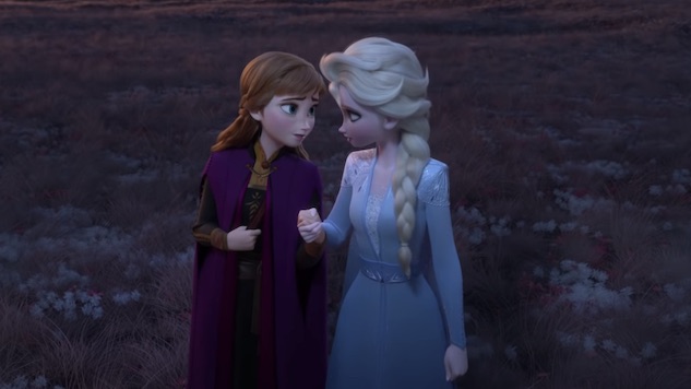 Elsa leans on Anna when she's struggling with anxiety in Frozen 2.