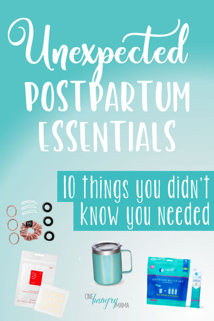 The unexpected postpartum essentials for all new moms – these are the things you wouldn't know you needed until you've lived the newborn life.