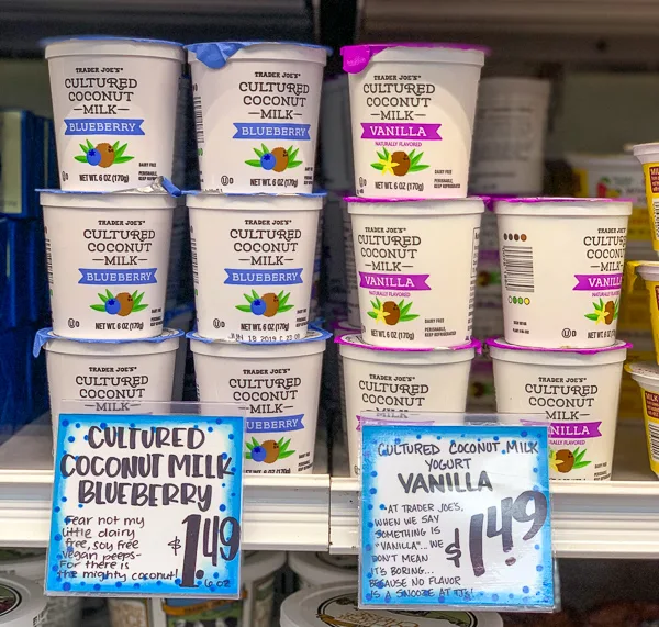 Dairy Free Trader Joe's Coconut Milk Yogurt