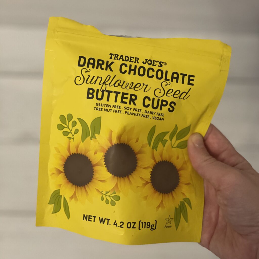 Trader Joe's Dark Chocolate Sunflower Seed Butter Cups