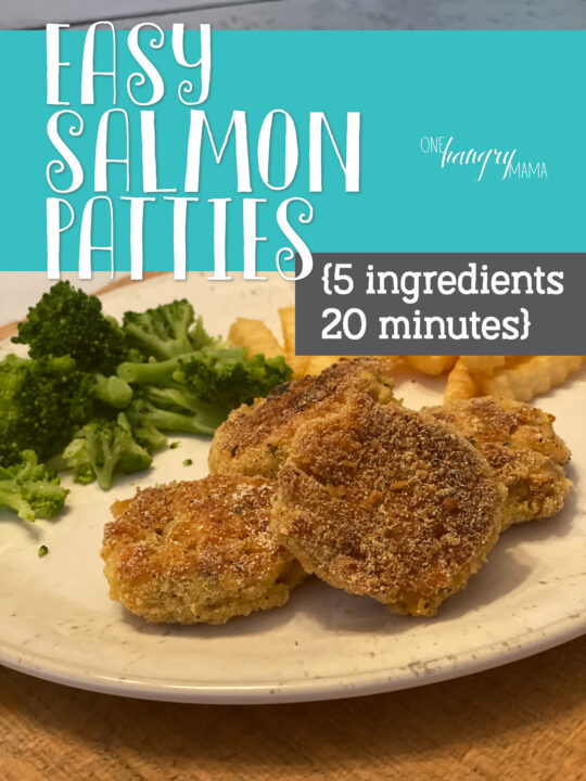 Easy Ritz Cracker Salmon Patties One Hangry Mama