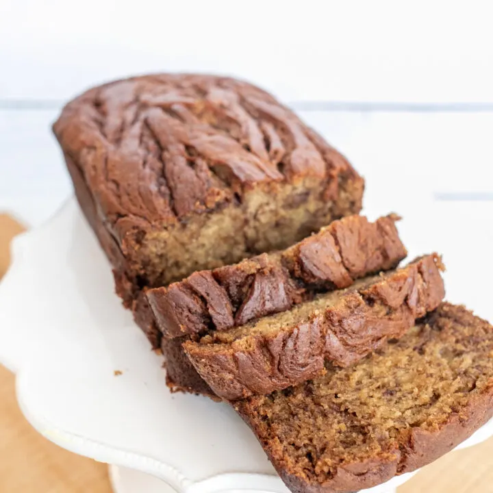 Dairy-Free Banana Bread, sliced