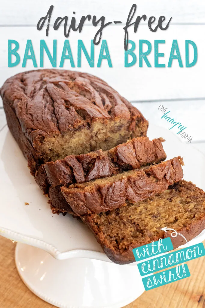 Dairy-Free Banana Bread, sliced