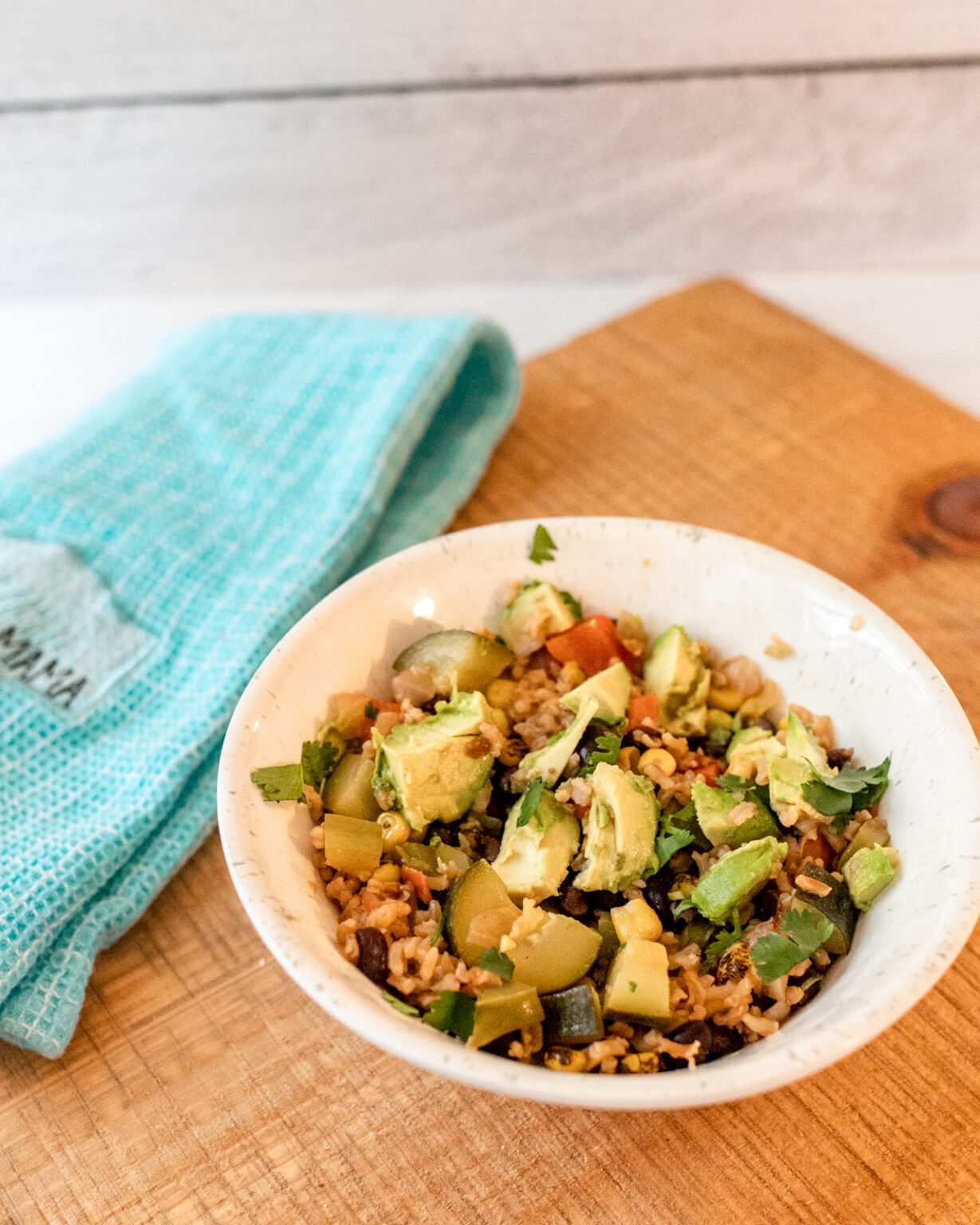OnePot Veggie Burrito Bowl One Hangry Mama