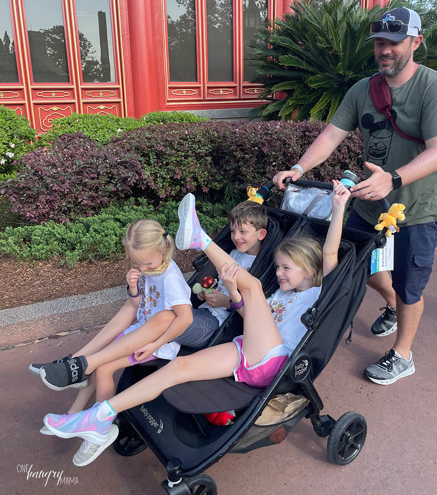 Tips for Disney World with Toddlers: bring a stroller! 
